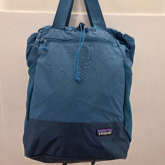 Patagonia Ultralight Black Hole Tote Pack Bag 27L Stella Blue Water-Resistant - Picture 1 of 16